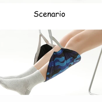 

Airplane Pedal Travel Rest Pad Travel Mat Train Car U-Shaped Foot Mat Long-Distance Car Sleeping Sling Feet Rest Mat