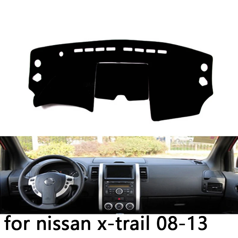 Для Nissan X-Trail Xtrail X Trail T31 2008-2013 коврик на приборную панель защитный коврик тент подушка накладка интерьерная Наклейка Автомобильные аксессуары