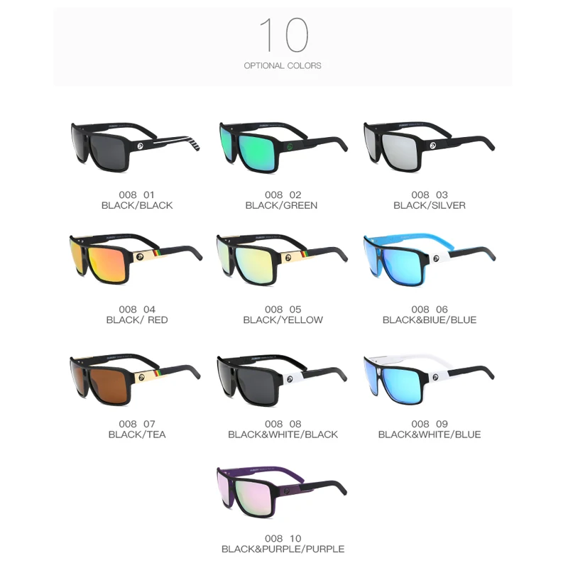 DUBERY Мужские поляризационные солнцезащитные очки-авиаторы для вождения солнцезащитные очки мужские и женские спортивные рыболовные Роскошные брендовые дизайнерские UV400 Oculos