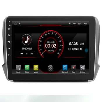 

10.2" IPS 1Din Android 9.1 4 Core 2G RAM+16G ROM Car DVD Player For Peugeot 2008 208 2014-2018 GPS Navi Radio Stereo DSP CarPlay