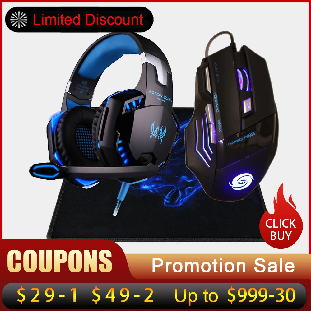 Buy Professional 3200 DPI 7 Button 7D LED USB Wired