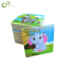 Лидер продаж 3 шт./лот деревянные головоломки 9 небольшой кусок малыш игрушки ребенок деревянные развивающие головоломки игрушки wyq