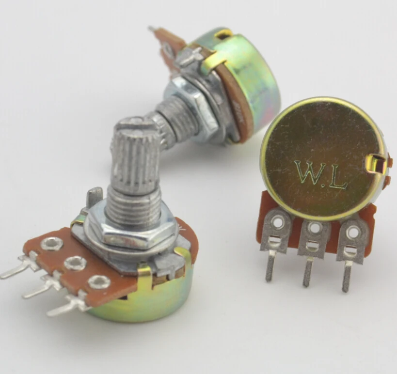 

3 years warranty Linear Potentiometer Pot single joint amplifier Pots 1K 2K 5K 10K 20K 50K 100K 250K 500K 1M