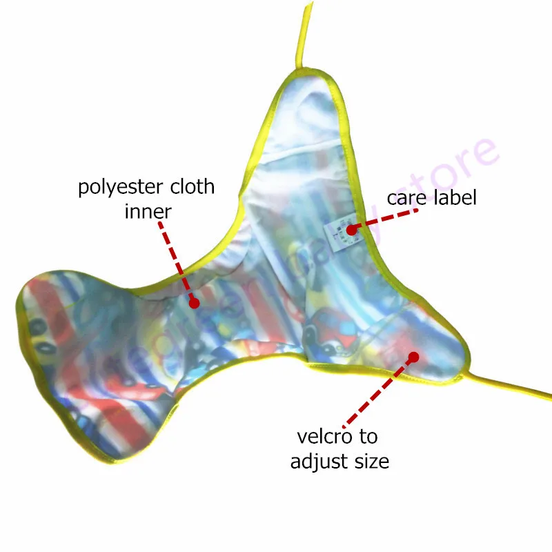 [Милый зеленый] Водонепроницаемый полиэстер ребенка плавать пеленки; Многоразовые Пуль подгузники многоразовый тканевый подгузник;