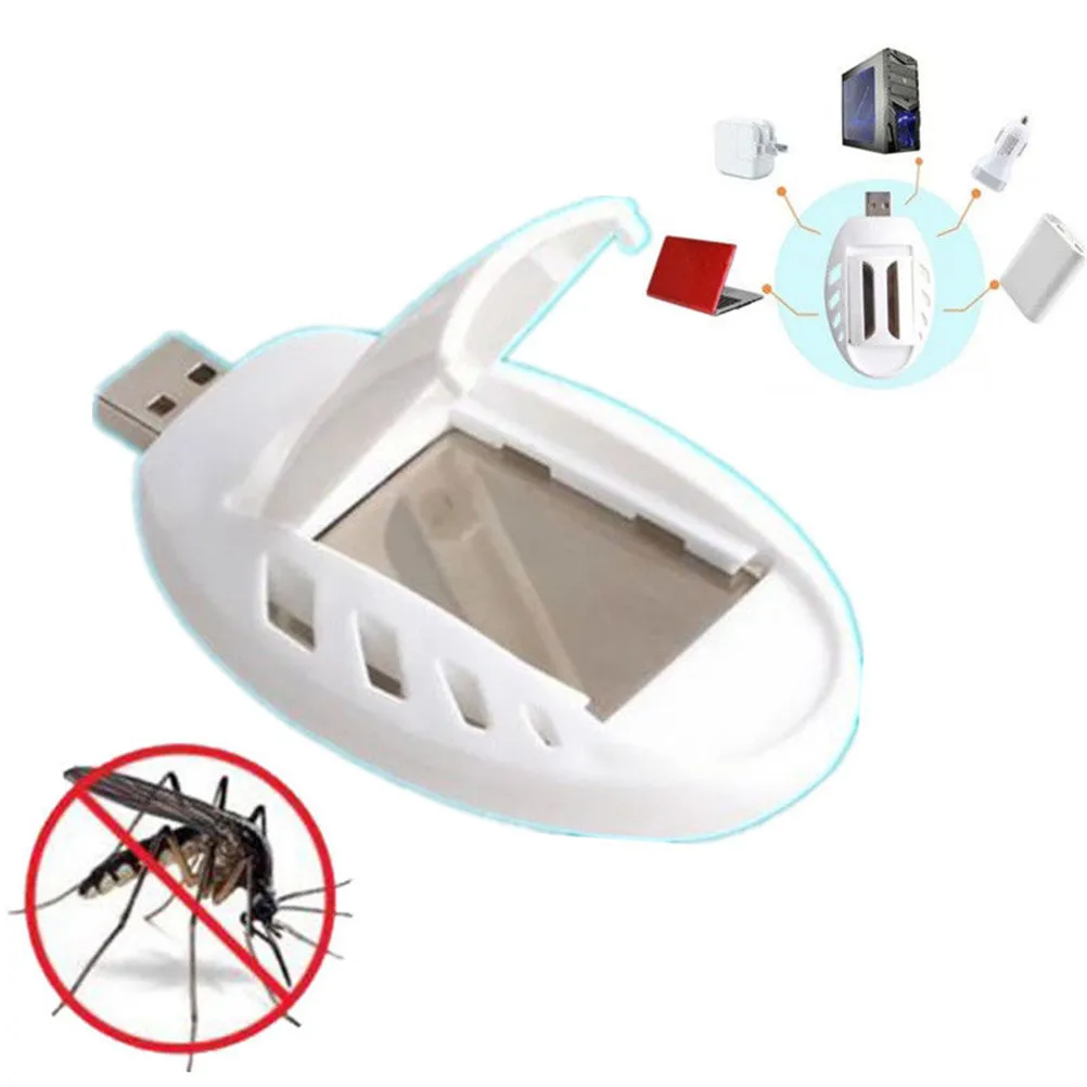 HENGHOME 1Pc Portable Electric USB Mosquito Repellent Heater Anti