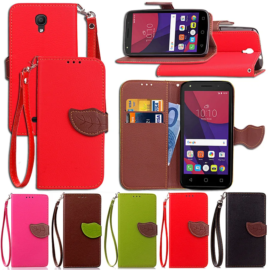 Leaf Style PU Leather Case For Google Nexus 5/6 5X 6P Pixel 2 XL Flip Cover +Lanyard | Мобильные телефоны и аксессуары