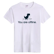 Kreative google 404 sie sind offline mens regular t-shirt frauen Fashion Casual T shirts T Geeks Geschenke Große Größe 100% Baumwolle Top