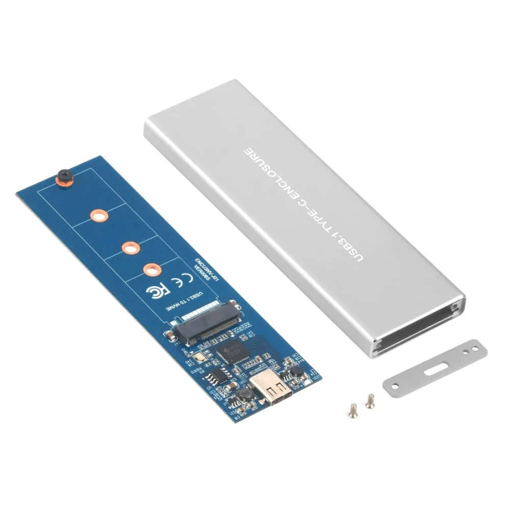 NVMe PCIE USB3.1 HDD корпус M.2 для USB SSD корпус для жесткого диска Тип C 3,1 M Соединитель в форме ключа корпус