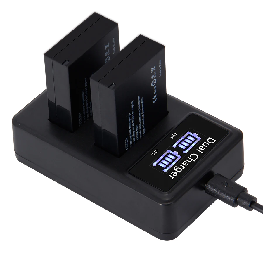 Günstige 1900mAh Wiederaufladbare LP E12 LPE12 LP E12 Digital Kamera Batterie + LCD USB Ladegerät für Canon 100D Kuss X7 Rebel SL1 M10 M50 DSLR