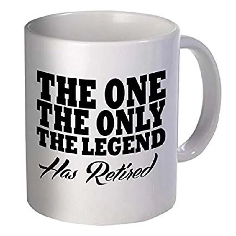 The One, The Only The Legend receed-11 унций забавная кофейная кружка