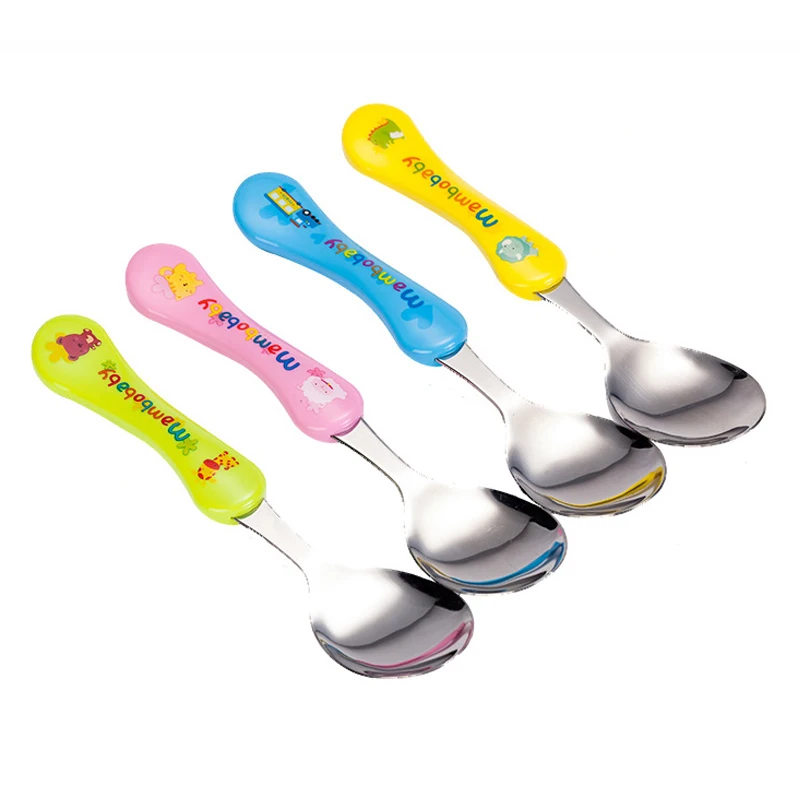 

17 cm long-handle baby spoon in the small stainless steel spoon child tableware spices spoon Utensils