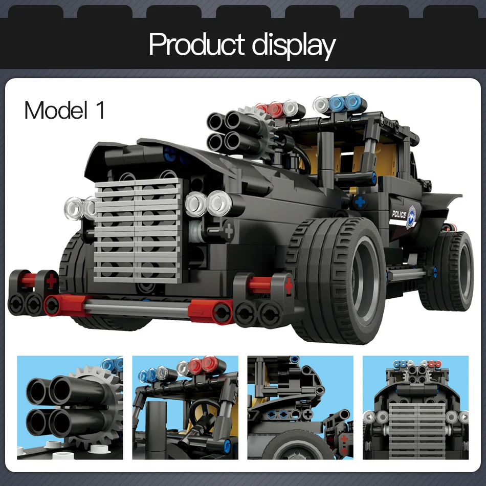 RC Technic серия дистанционного управления дикие внедорожные технические транспортные средства модель строительные блоки кирпичи игрушки для мальчиков подарок
