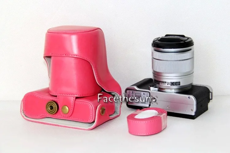 PU leather camera bag fuji -29