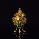 QIFU Новое поступление домашний декор Faberge яйцо 1898 ландыши копия яйца для домашнего декора - Цвет: Yellow