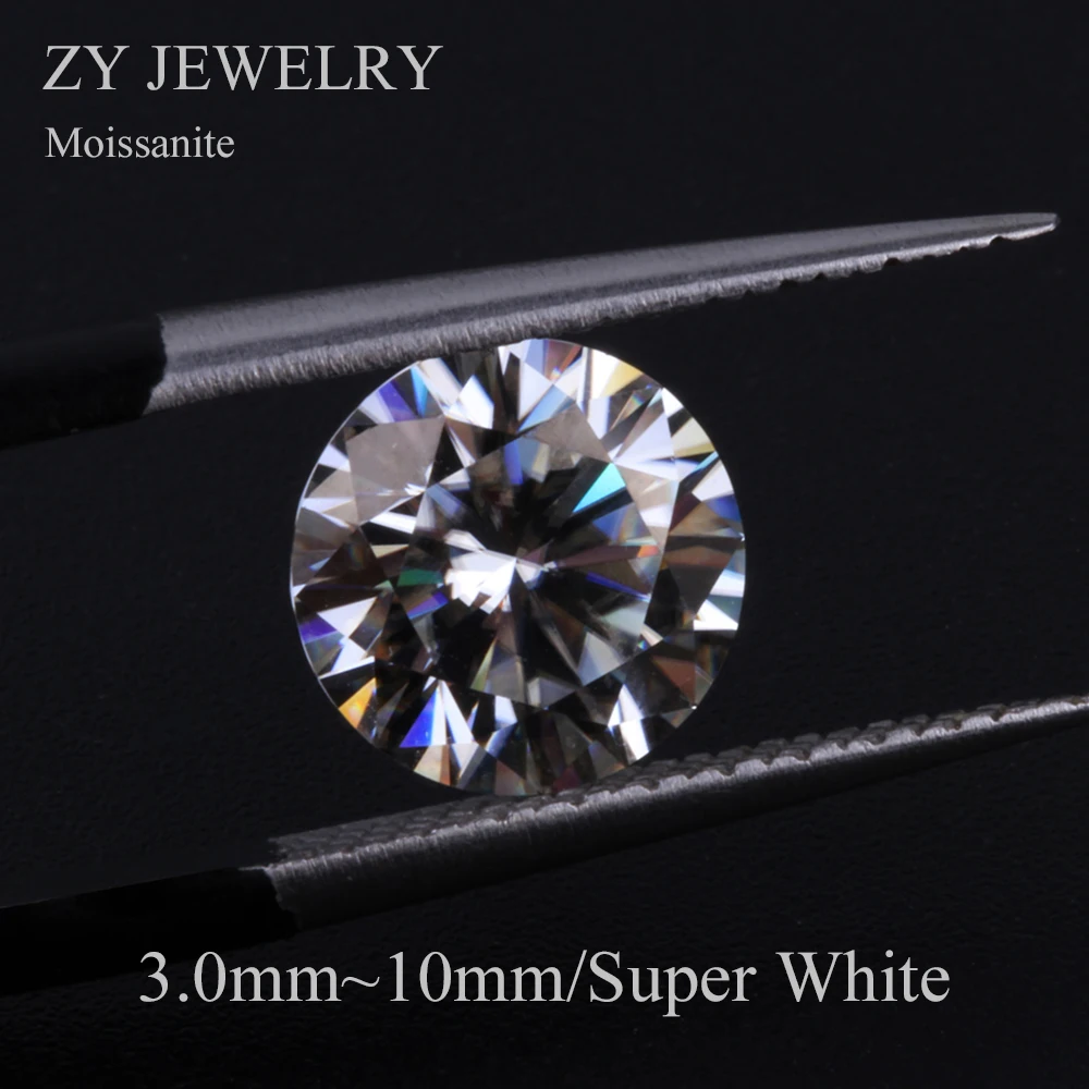 

Positive Feedback Super White 3mm-10mm Loose Synthetic Moissanites Stone Lab Created Stone