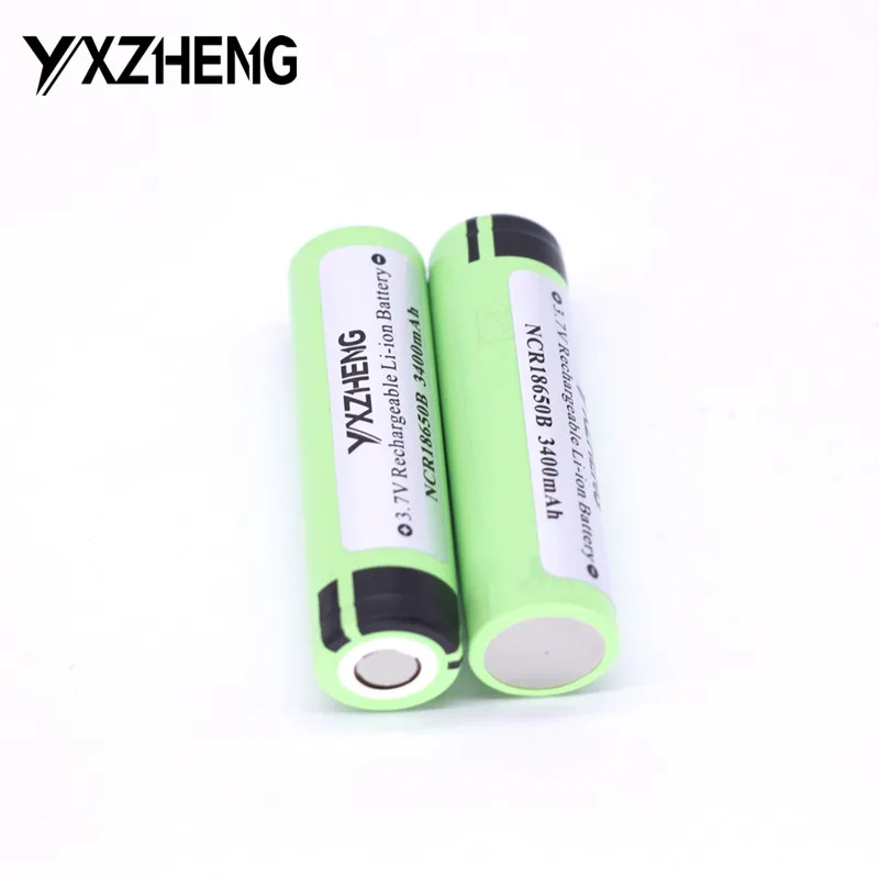2PCS NCR18650B 3400mah For panasonic Rechargeable font b li Ion b font font b battery b