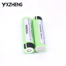 2PCS NCR18650B 3400mah For panasonic Rechargeable li-Ion battery 18650 power bank 3.7V flat button top 18650 laptop battery