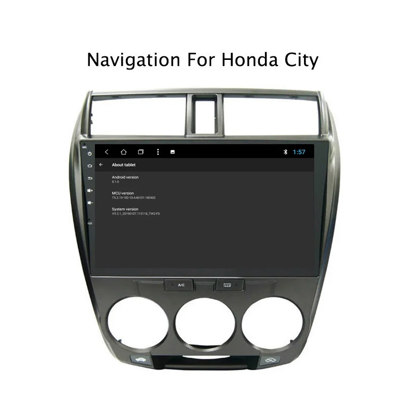 Cheap NAVITOPIA 10.1inch 2G RAM 32G ROM Android 8.1 Car DVD Multimedia GPS Navigation for Honda City 2008 2009 2010 2011 2012-2014 5