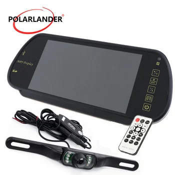 

Long-Term Plate Wireless Transmitter GPS 7 Inch TFT Screen HD Desktop LED Reversing Camera Night Vision 800*480 Parking Monitor