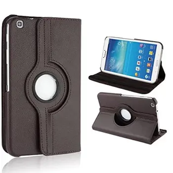 

2018 New PU Leather Case Stand Cover for Samsung GALAXY Tab 3 8.0 T310 T311 T315 360 Rotating for Tab 3 8.0 SM-T310 Tablet Case