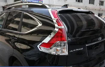 

ABS chromed rear tail light lamp cover bezel trim 4pcs Forhonda crv 2015 2016 A