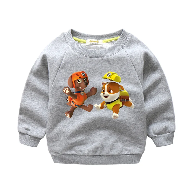 2018 New Cartoon Dog Print Children Spring Sweater For Boy Girls Autumn Long Sleeves 100%Cotton Tops Baby Sweater Clothes TWY001 (9)