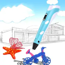 3D печать кисти второго поколения детей инновационные граффити ручка DIY живопись ручка