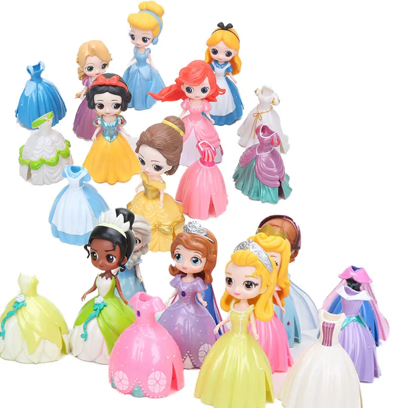 Принцесса Золушка, Русалка Белоснежка Принцесса Белль "Рапунцель" принцесс MagiClip игровой набор Коллекционная кукла модель игрушки