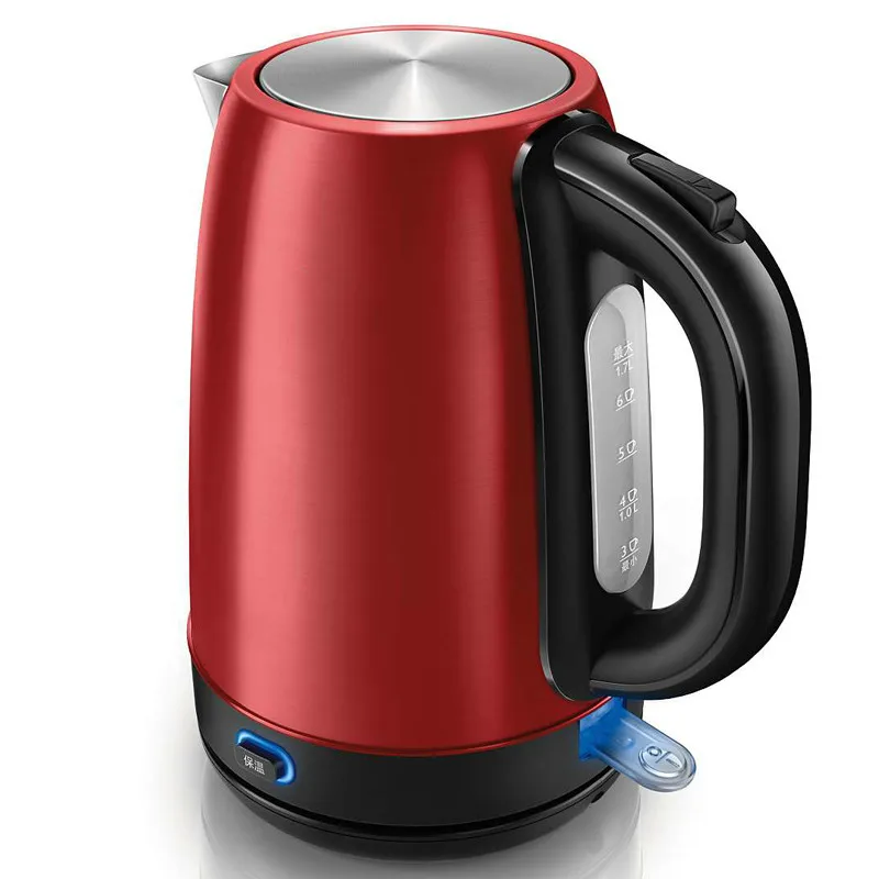Heat kettle with a 1.7 litre of hot water kettles stainless steelin