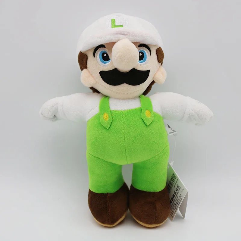 Super Mario Plush Dolls Mario Bros Luigi Toys Game Cartoon Kids Children Cosplay Gift 24cm 4pcsset (6)