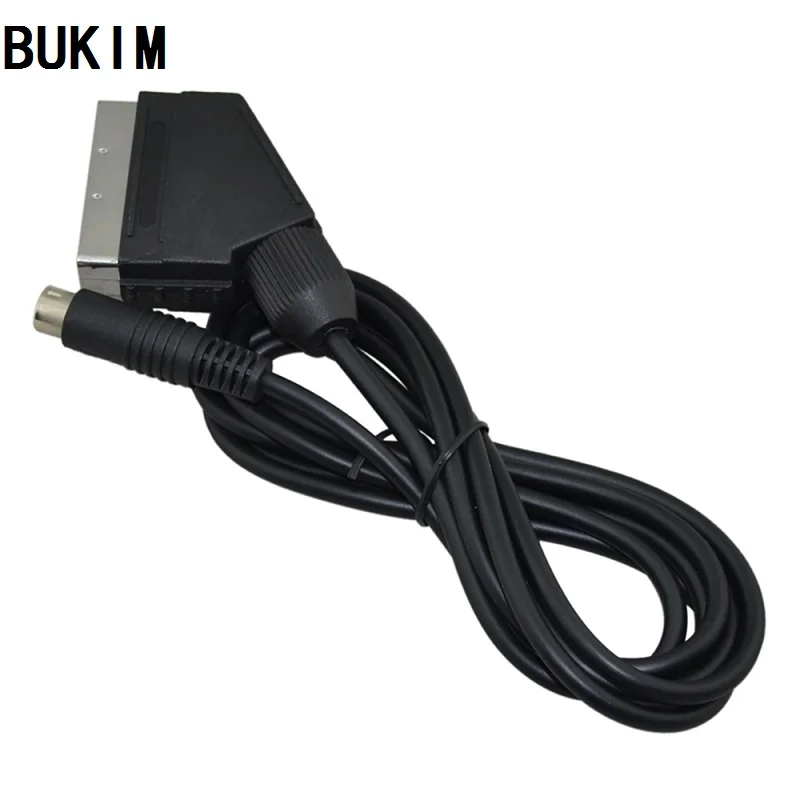 100pcs-a-lot-Wholesale-RGB-Scart-Cable-for-SEGA-Saturn-NTSC-and-PAL-Plug