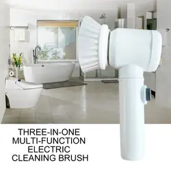 3 в 1 Многофункциональный Батарея Мощность электрическая Чистящая Щетка Ванная комната Toile Ванна Кухня щетка для очистки инструмент для