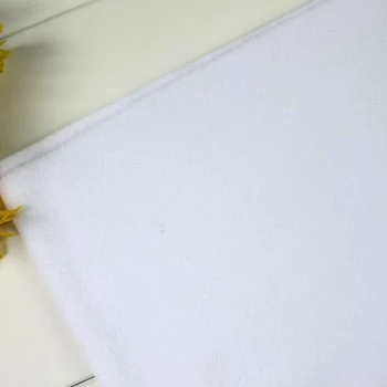 

White Polar Fleece Fabric anti-pilling one-side For Plush Cloth Handmade Fabric Sold By The Yard Free shipping!!!