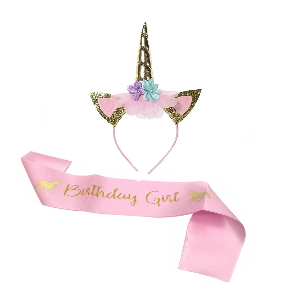 Unicorn Headband Sash (10)