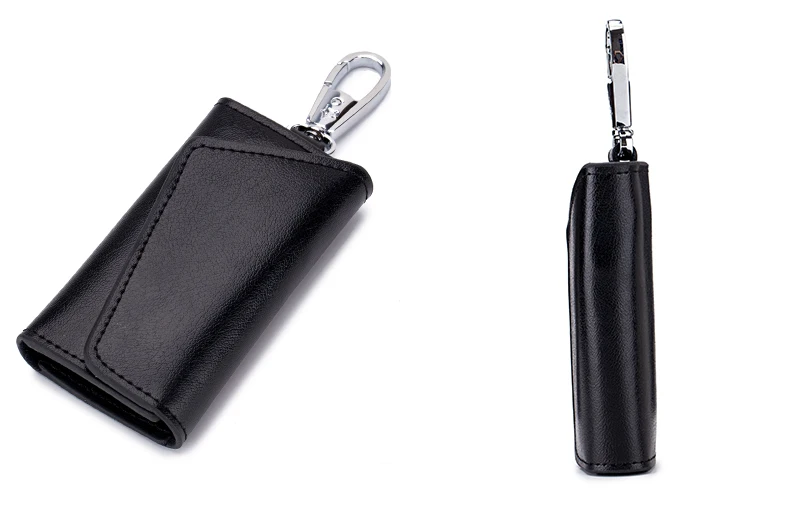 Lomelobo Unisex Split Leather Key Wallet Men Multi-Function Coin Purse Organizer Key Case Women Credit ID Card Holder portomonee HCL978 Details (13)