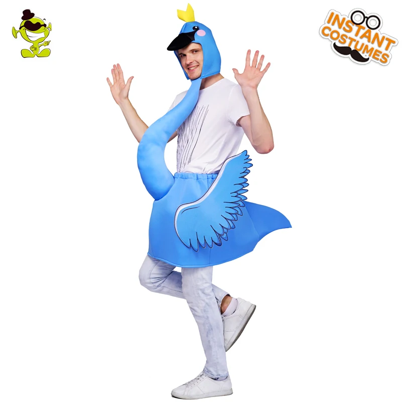 OLQ Unisex Adult Blue Flamingo Party Costume Cosplay Christmas Party Jumpsuit Role Play Funny Flamingo Costumes OLQ Unisex Adult Blue Flamingo Party Costume Cosplay Christmas Party Jumpsuit Role Play Funny Flamingo Costumes