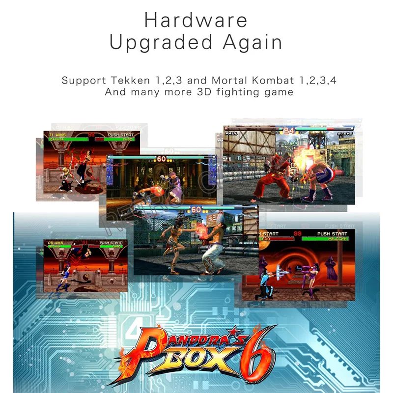 3D Tekken Pandora's box 6 HD 1300 в 1 JAMMA мульти аркадная доска поддержка CGA/VGA/HDMI Pandora 4 HD машина для видеоигр