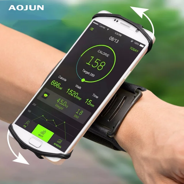 Cheap 100% Aojun Wristband Phone Case Holder 180 Rotatable for Running Cycling Gym Jogging Suitable For 3.5"-6" All Cell Phone Cheap 100% Aojun Wristband Phone Case Holder 180 Rotatable for Running Cycling Gym Jogging Suitable For 3.5"-6" All Cell Phone