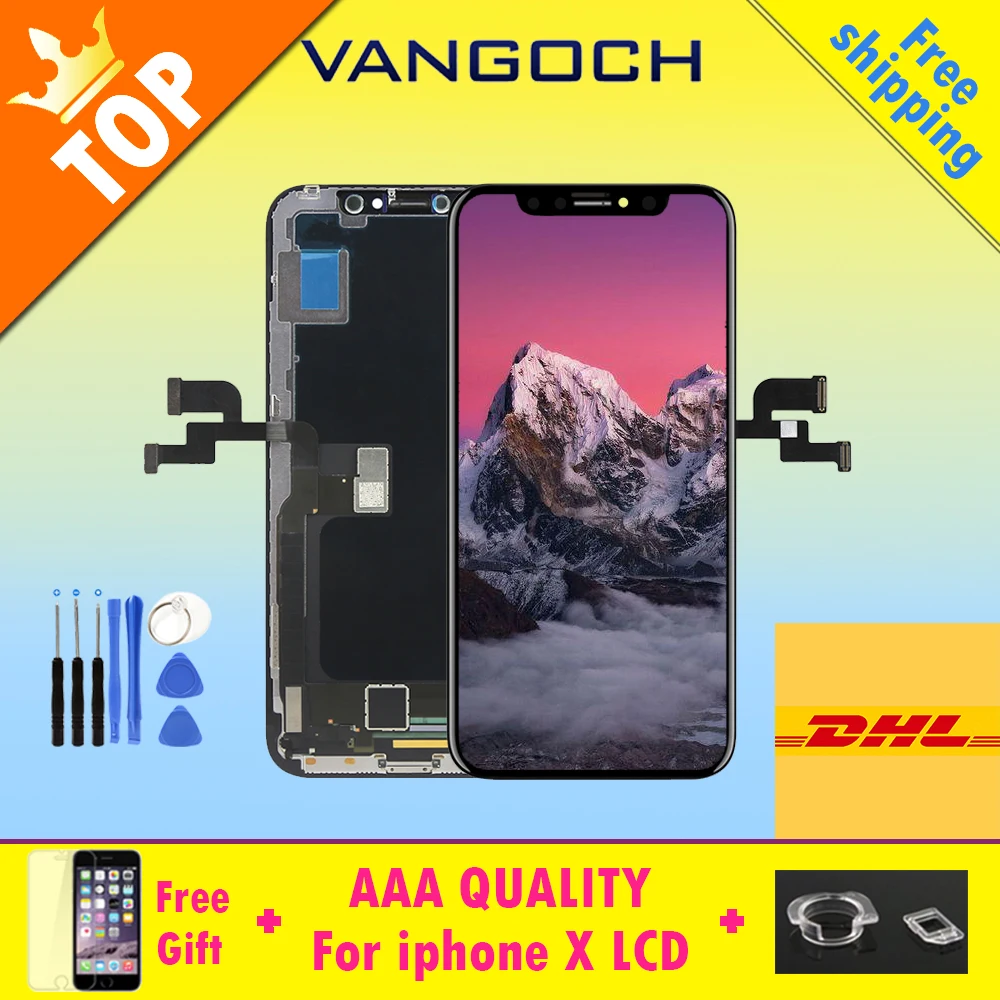 Top Quality A+++ No Dead Pixel screen for iPhone X LCD display
