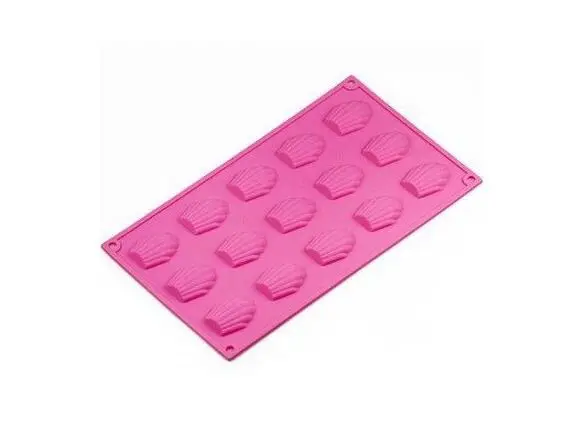 

15 Cavities Madeleine Silicone Cake Baking Mold Cake Pan Muffin Cups Handmade Soap Moulds Biscuit Chocolate Ice Cube