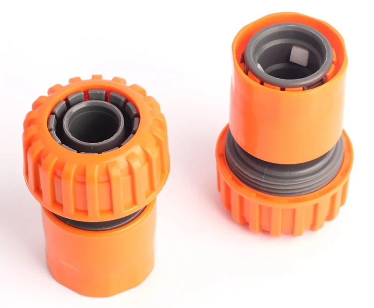 ABS G 3/4'' Water Hose Quick Connectors Garden Pipe/Tubing Fittings Orange Removable Water Plumbing Irrigation Repair Hose Joint