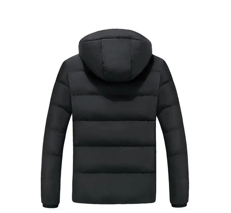4XL Mens Cotton Padded Youth Winter Warm Mens Jackets Wind Resistant Autumn Thick Hooded Jacket Coats Men 2018 New Dropshipping 03