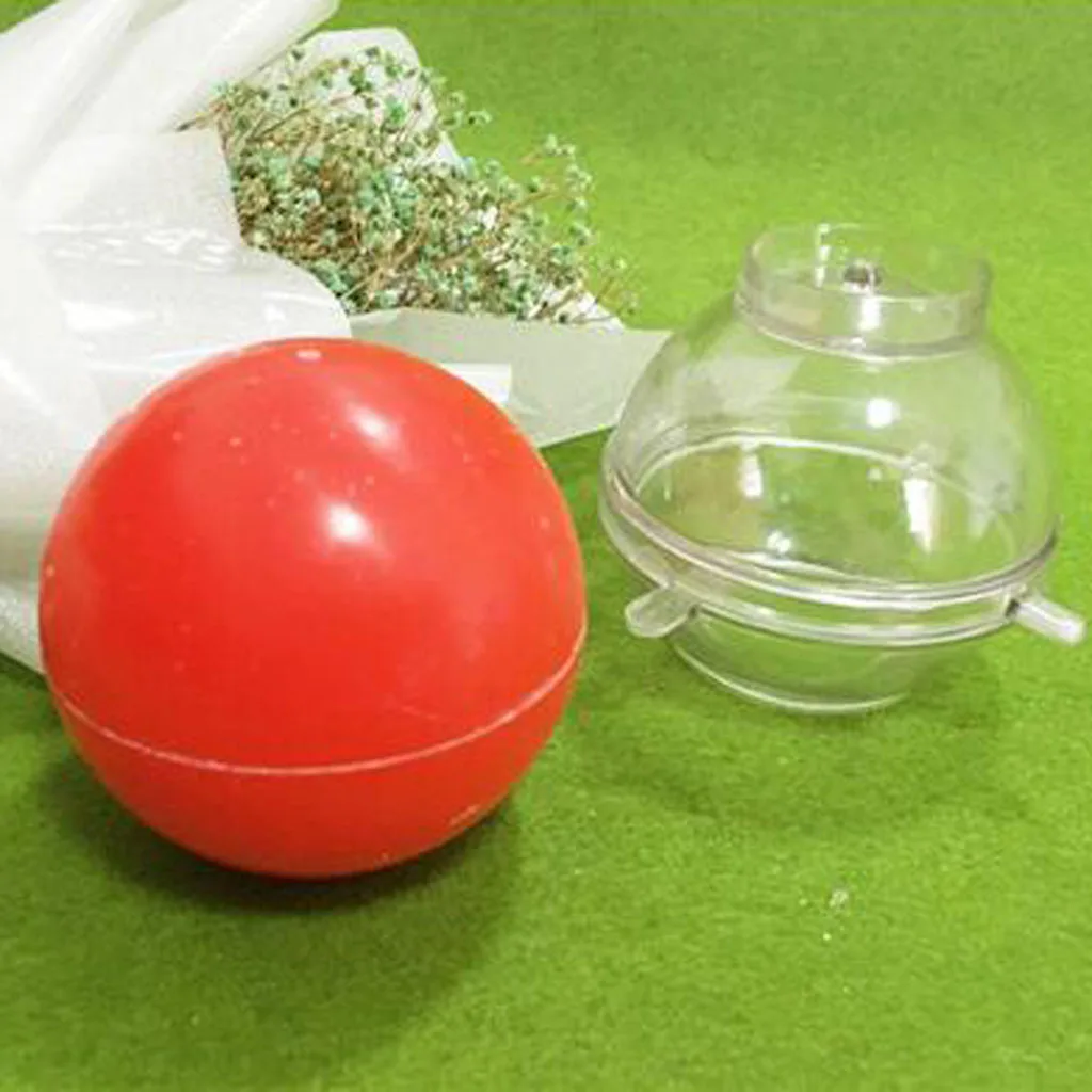 2pcs 4cm 2.5cm Round Sphere Ball Shape Candle Making Mould Soap Mold for DIY