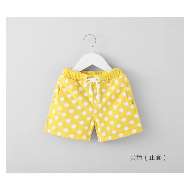 2-7 Years Multi Color Toddler Girls Shorts Baby Boy Dot Shorts Summer Kids Surf Shorts Children Shorts Garcon  BK90