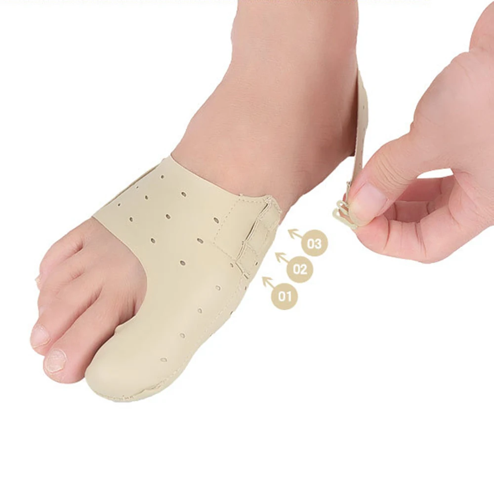 

1Pair Toe Separator Hallux Valgus Bunion Corrector Orthotics Feet Bone Thumb Adjuster Correction Pedicure Sock Straightener