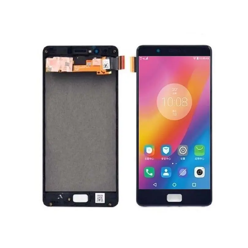 

AMOLED 100cs Test 5.5" LCD For Lenovo P2 Display Touch Screen With Frame For Lenovo Vibe P2 LCD Display P2c72 P2a42