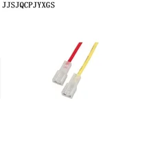JJSJQCPJYXGS 6,3 мм 18AWG клемма автомобильной колонки электрический рог Улитка Рога ремонт кабельный динамик вилка Рог возгорания аксессуары