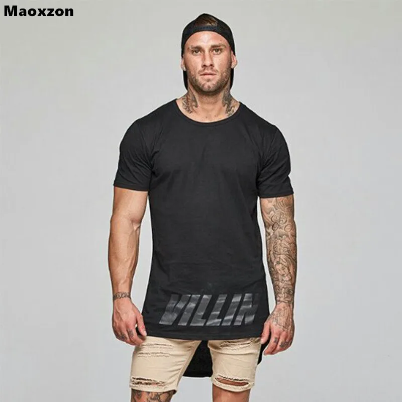 Maoxzon Men's Letter Casual Fitness Short Sleeve T shirts For Male