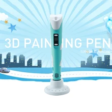 Penobon PLA Filament 3D Printer Pen Non-toxic 3D Pen Magic Printer Pen Drawing For Kids Birthday Present Useful Gifts 3D Pens