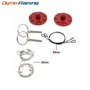 

New Hood pin lock Quik Latch Billet Hood Pins lock Appearance Kit Red Blue Black Purple Gold Grey YC100809